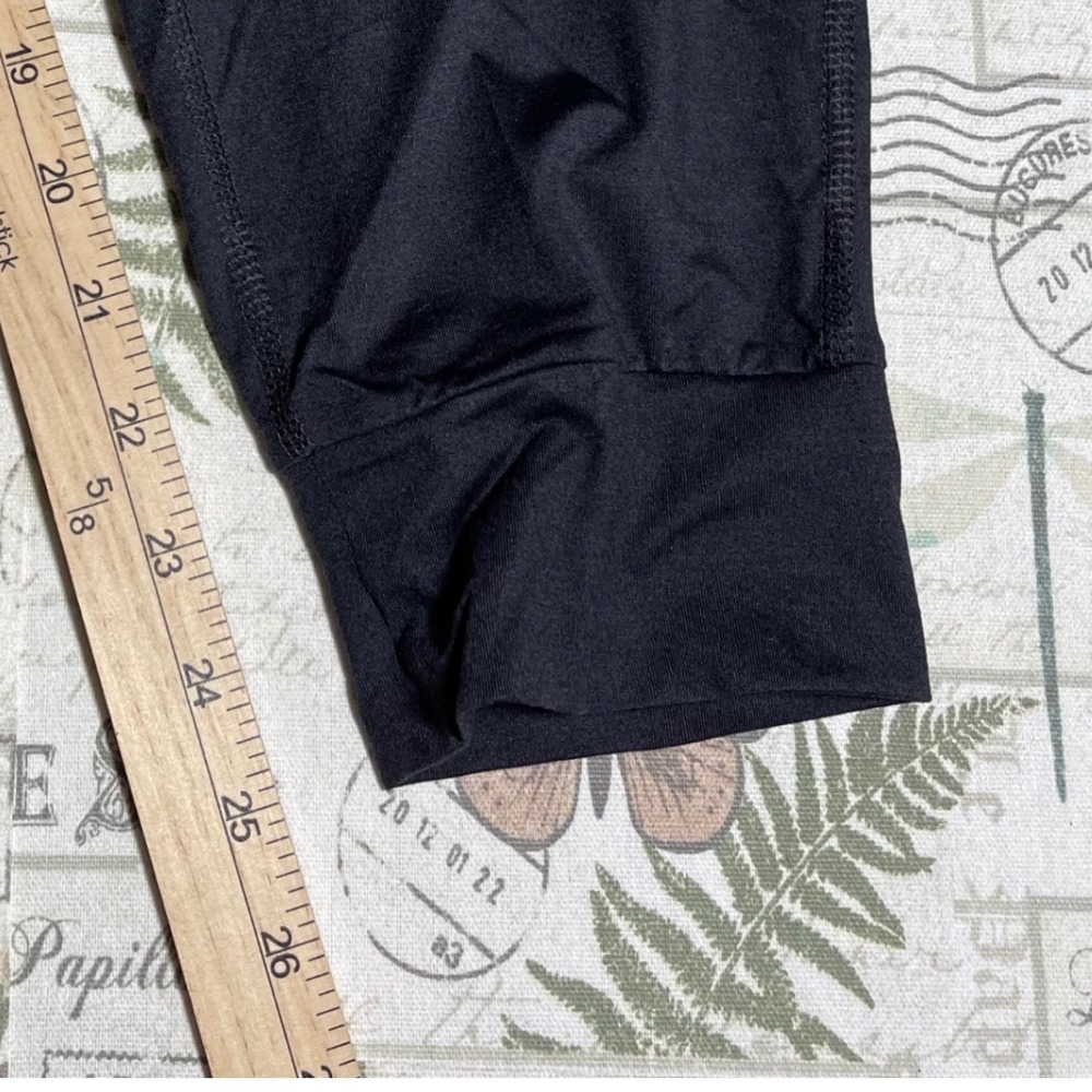 All in Motion Soft Stretch Jogger Pants Mid Rise Black Size L Recycled Polyester - Picture 8 of 8